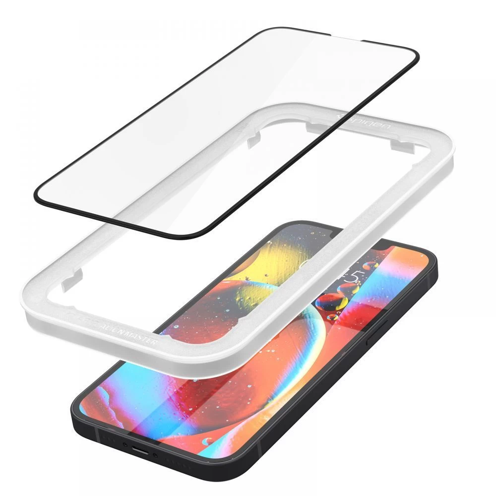 Apple iPhone 17e Aizsargstikls  SPIGEN ALM GLASS FC