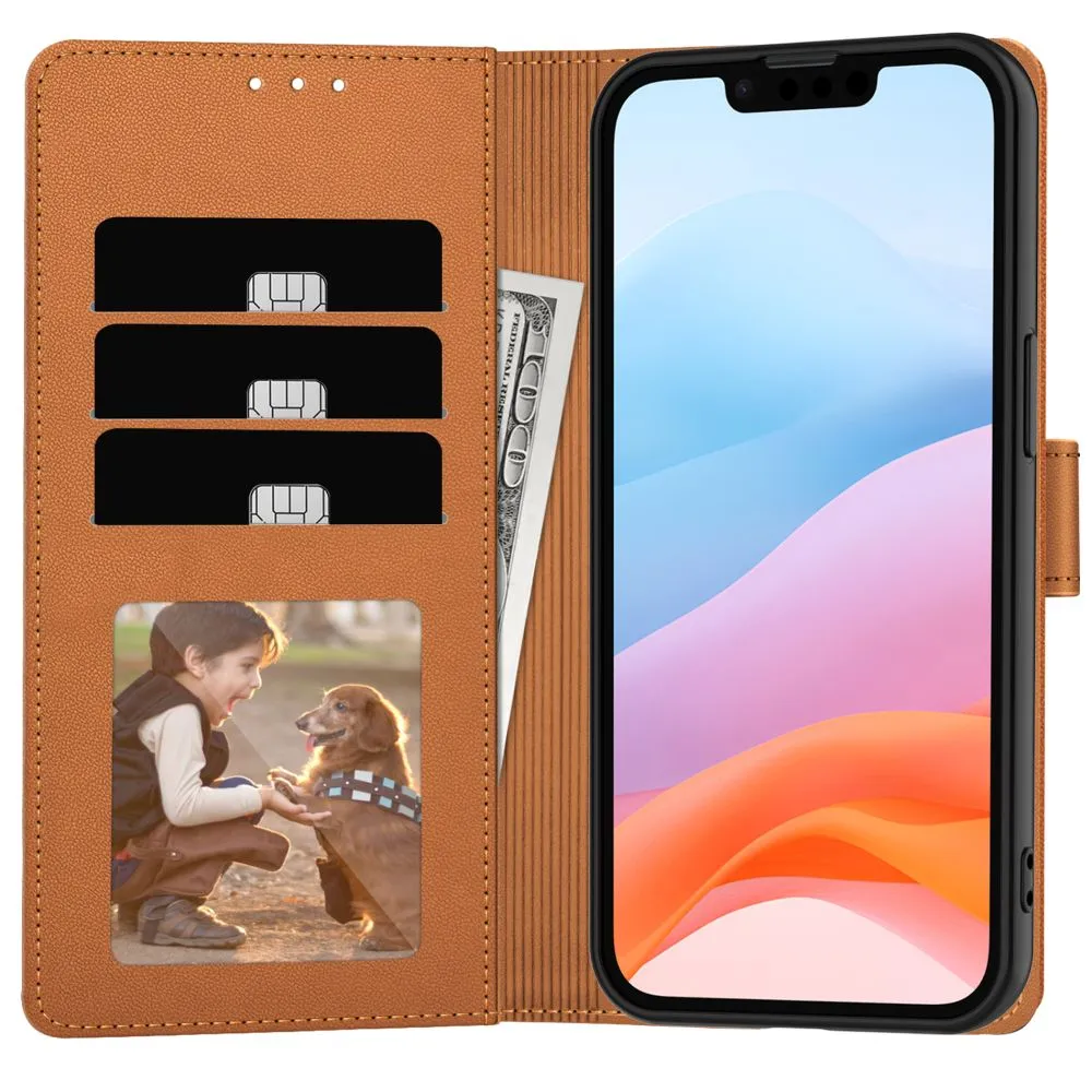 Apple iPhone 17e Telefona maciņš brūns TECH-PROTECT WALLET