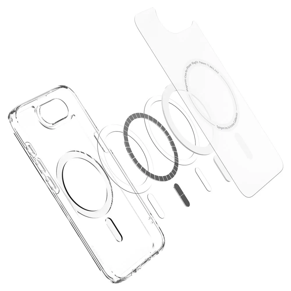 Apple iPhone 17e Telefona vāciņš caurspīdīgs SPIGEN ULTRA HYBRID MAG MAGSAFE