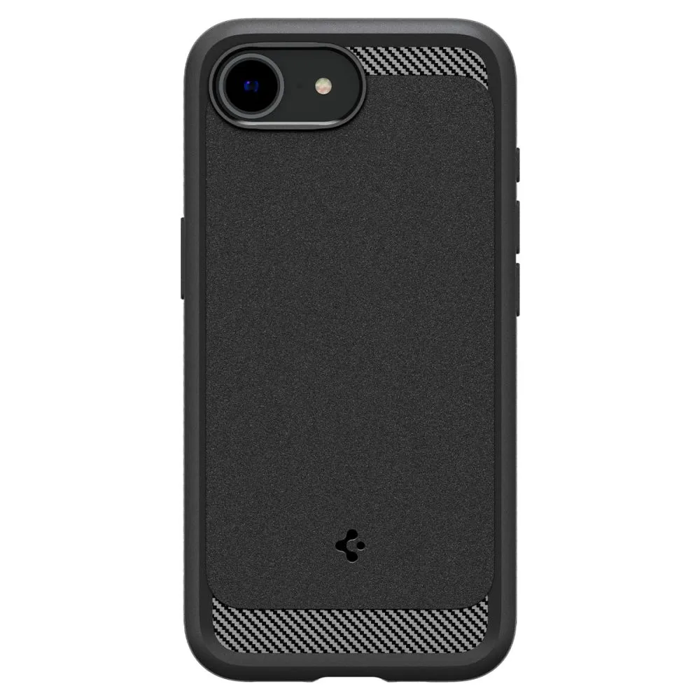 Apple iPhone 17e Telefona vāciņš melns SPIGEN RUGGED ARMOR MAG MAGSAFE