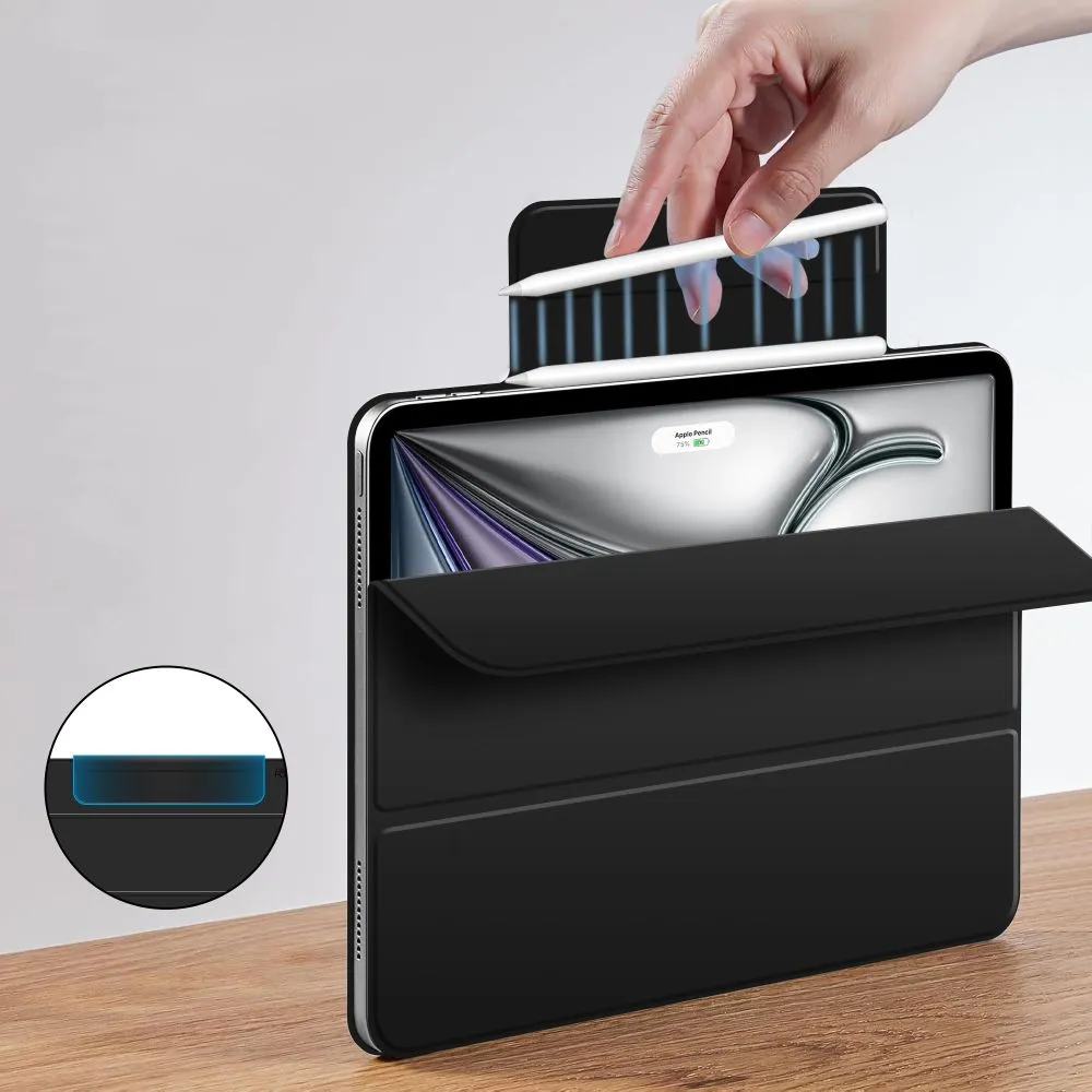 Apple iPad Air 13 (2026) Planšetes maciņš melns TECH-PROTECT SMARTCASE MAGNETIC
