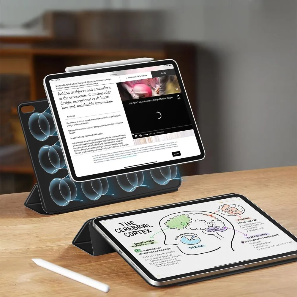 Apple iPad Air 13 (2026) Planšetes maciņš melns TECH-PROTECT SMARTCASE MAGNETIC