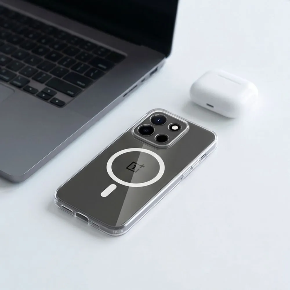 OnePlus Nord 6 Telefona vāciņš caurspīdīgs TECH-PROTECT FLEXAIR HYBRID MAGSAFE