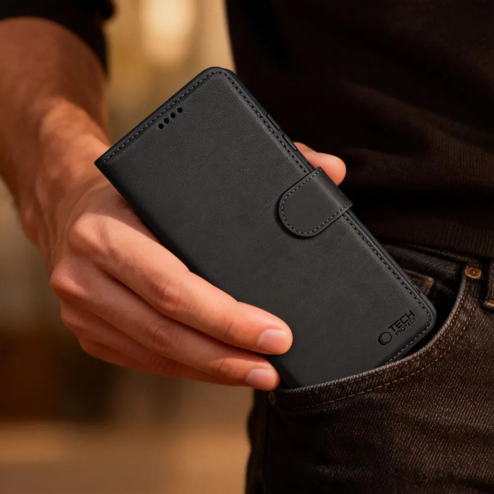 Xiaomi 17T Pro Telefona maciņš melns TECH-PROTECT WALLET