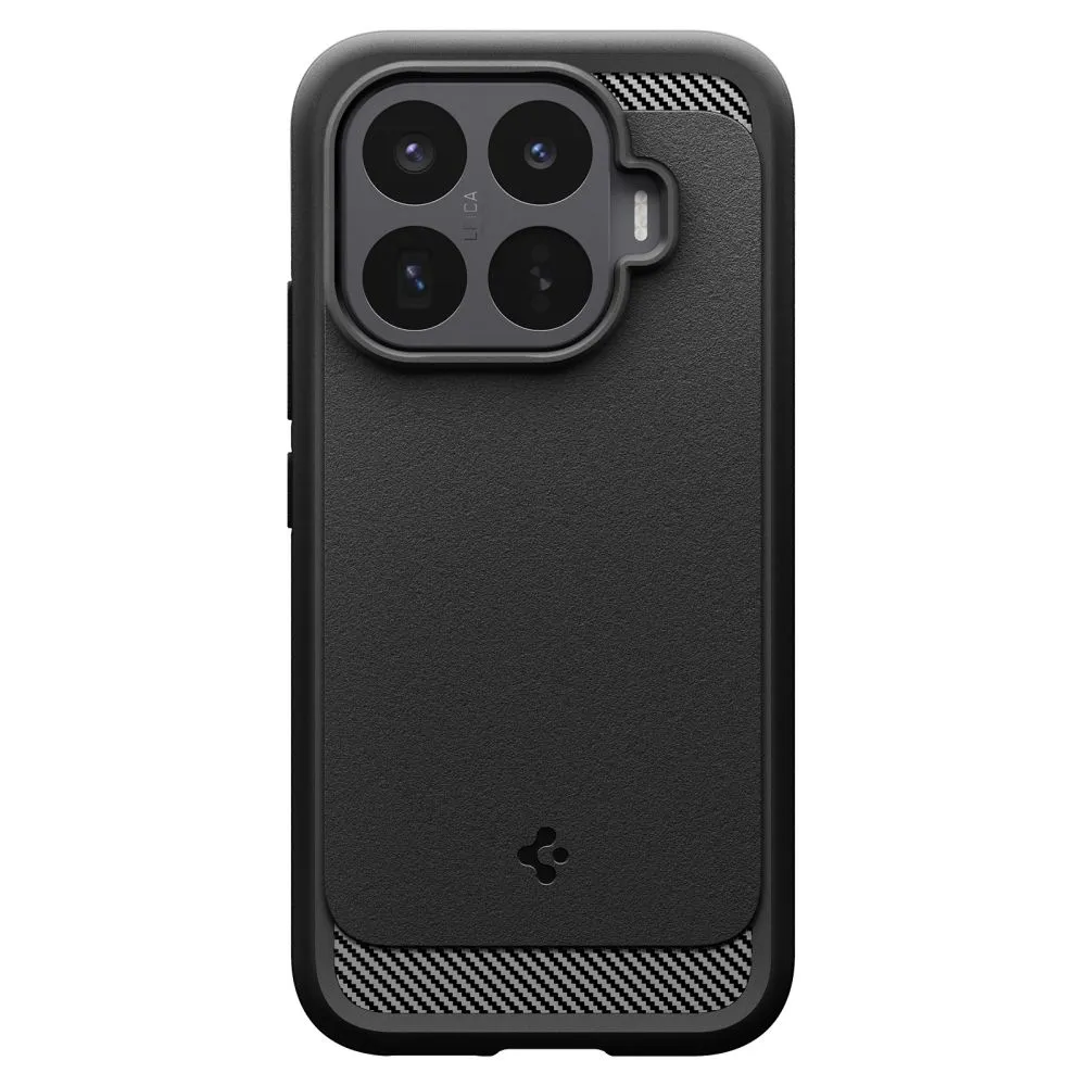 Xiaomi 17T Telefona vāciņš melns SPIGEN RUGGED ARMOR