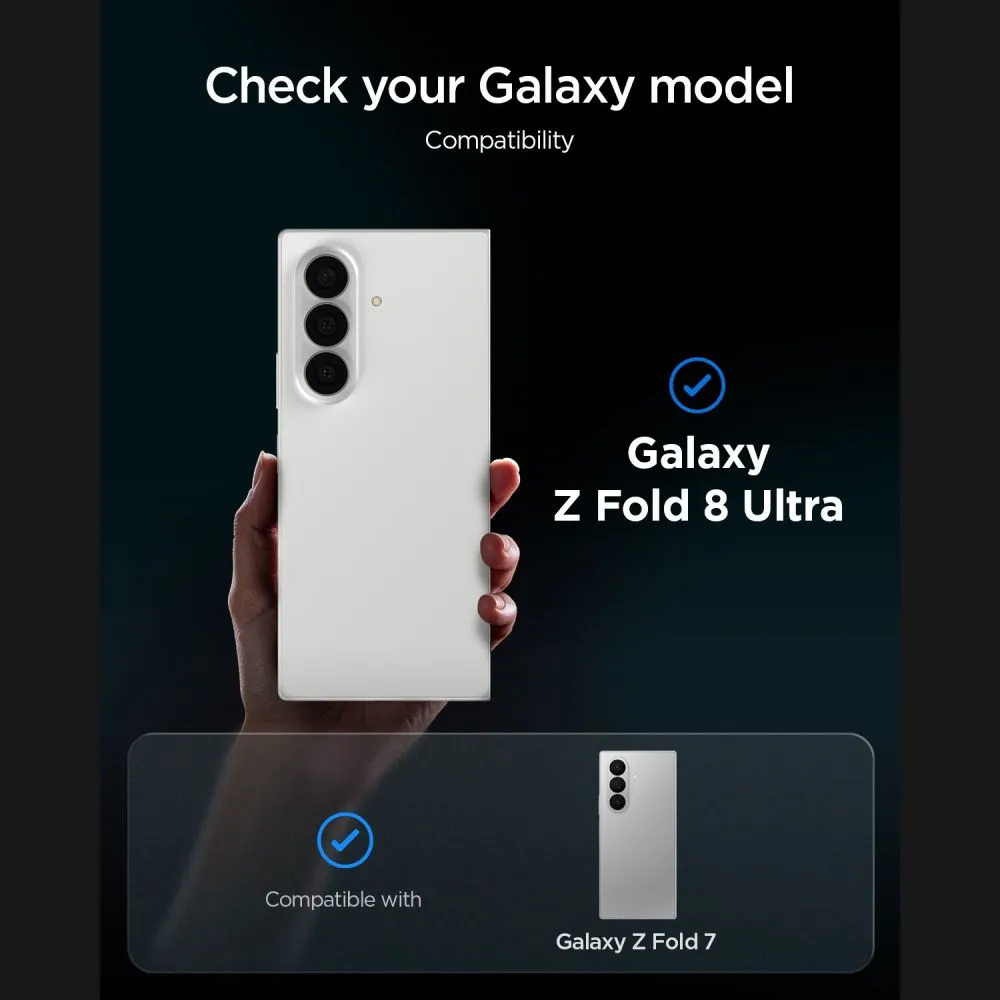Samsung Galaxy Z Fold 8 Ultra Ekraanikaitsed  SPIGEN GLAS.TR EZ FIT PRO PRIVACY 2-PACK