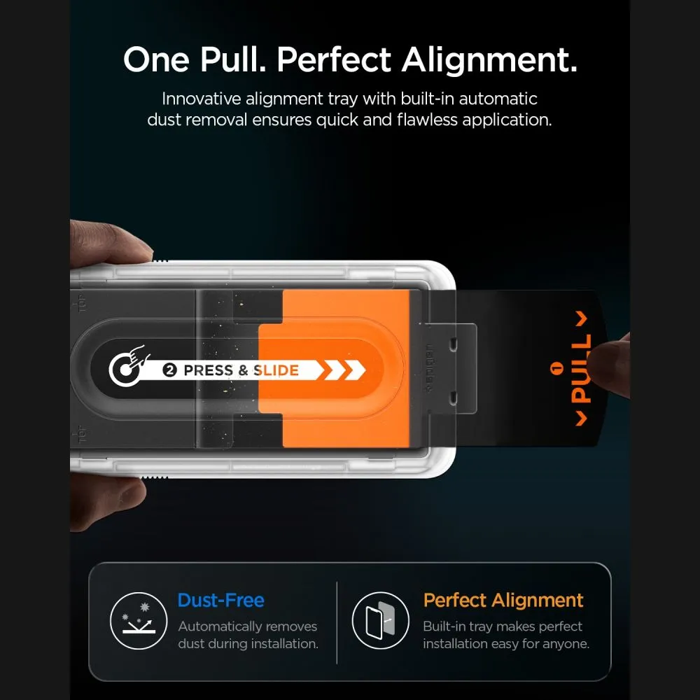 Samsung Galaxy Z Fold 8 Ultra Ekraanikaitsed  SPIGEN GLAS.TR EZ FIT PRO PRIVACY 2-PACK
