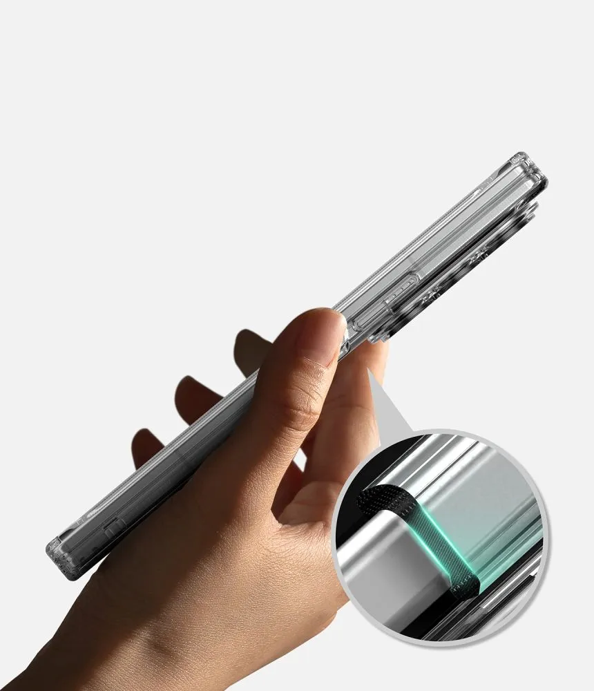 Samsung Galaxy Z Fold 8 Ultra Telefona vāciņš caurspīdīgs RINGKE FUSION FLAP MAGNETIC MAGSAFE