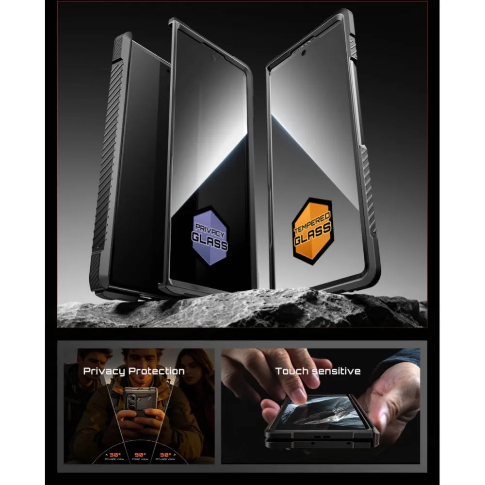 Samsung Galaxy Z Fold 8 Ultra Phone Cover black SUPCASE UB GRIP MAG MAGSAFE 2-SET