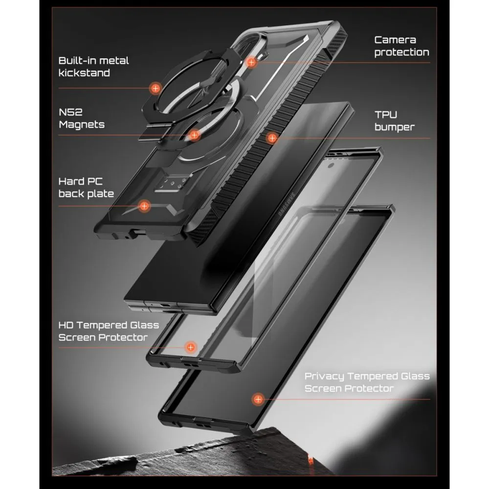 Samsung Galaxy Z Fold 8 Ultra Phone Cover black SUPCASE UB GRIP MAG MAGSAFE 2-SET