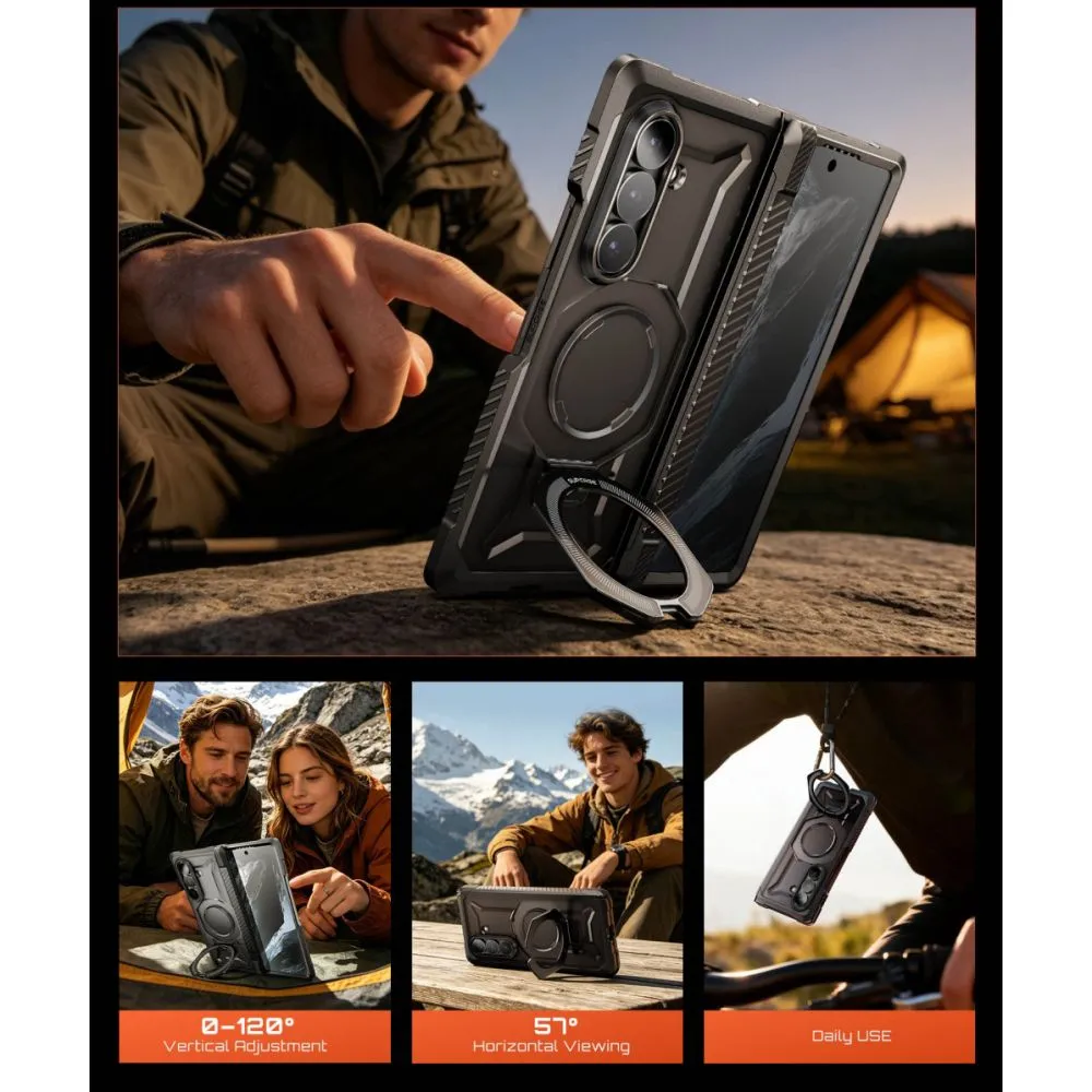 Samsung Galaxy Z Fold 8 Ultra Phone Cover black SUPCASE UB GRIP MAG MAGSAFE 2-SET