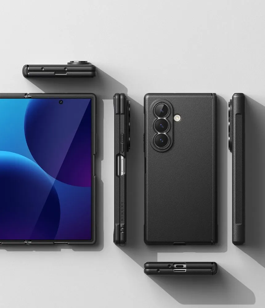 Samsung Galaxy Z Fold 8 Ultra Telefona vāciņš melns RINGKE ONYX FLAP MAGNETIC MAGSAFE