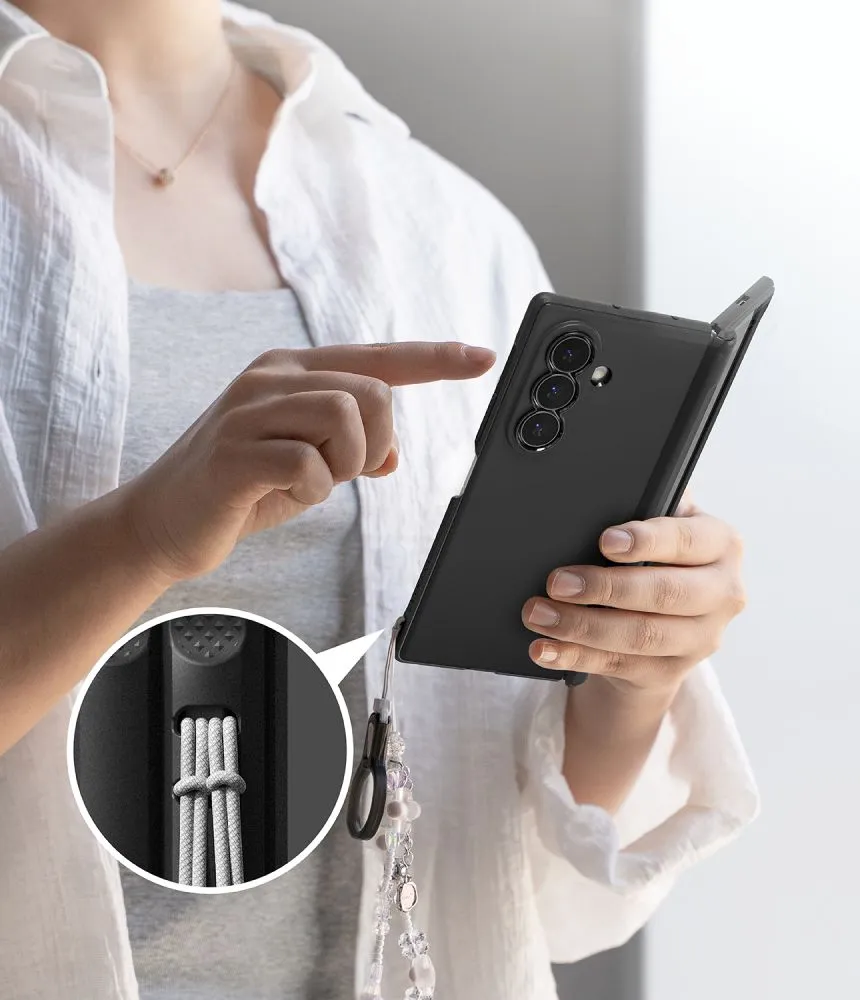 Samsung Galaxy Z Fold 8 Ultra Telefona vāciņš melns RINGKE ONYX FLAP MAGNETIC MAGSAFE