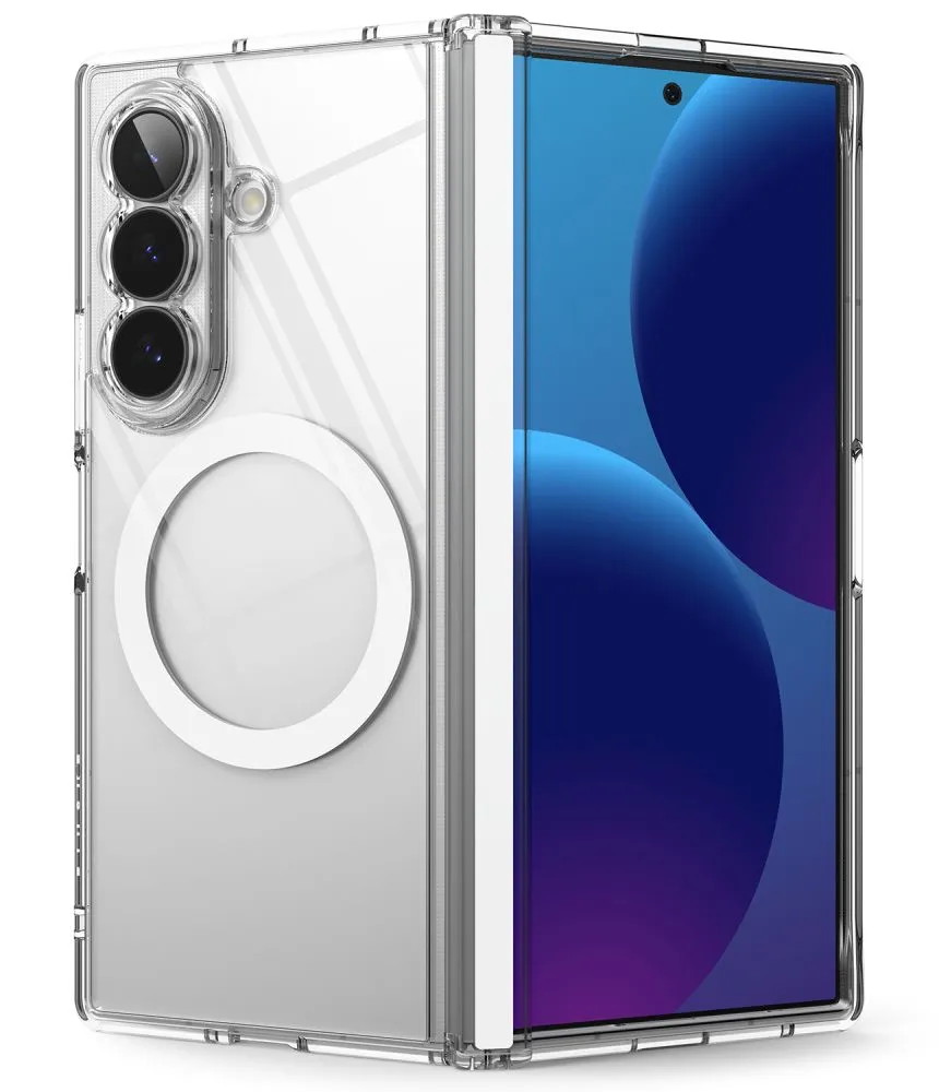 Samsung Galaxy Z Fold 8 Ultra Telefona vāciņš caurspīdīgs RINGKE FUSION FLAP MAGNETIC MAGSAFE