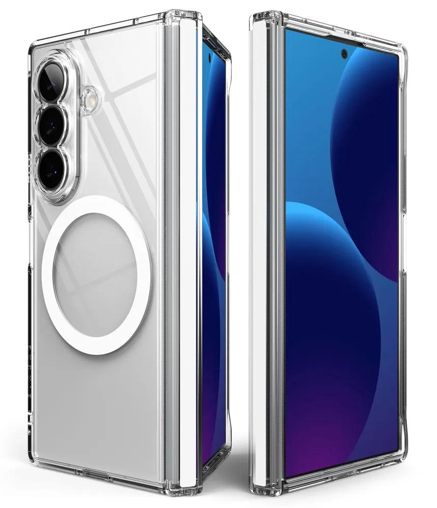 Samsung Galaxy Z Fold 8 Ultra Telefona vāciņš caurspīdīgs RINGKE FUSION FLAP MAGNETIC MAGSAFE
