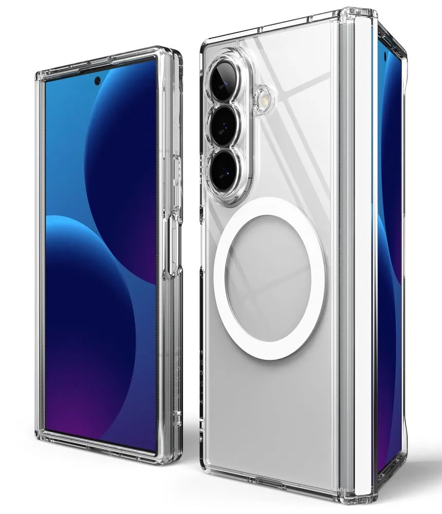 Samsung Galaxy Z Fold 8 Ultra Telefona vāciņš caurspīdīgs RINGKE FUSION FLAP MAGNETIC MAGSAFE