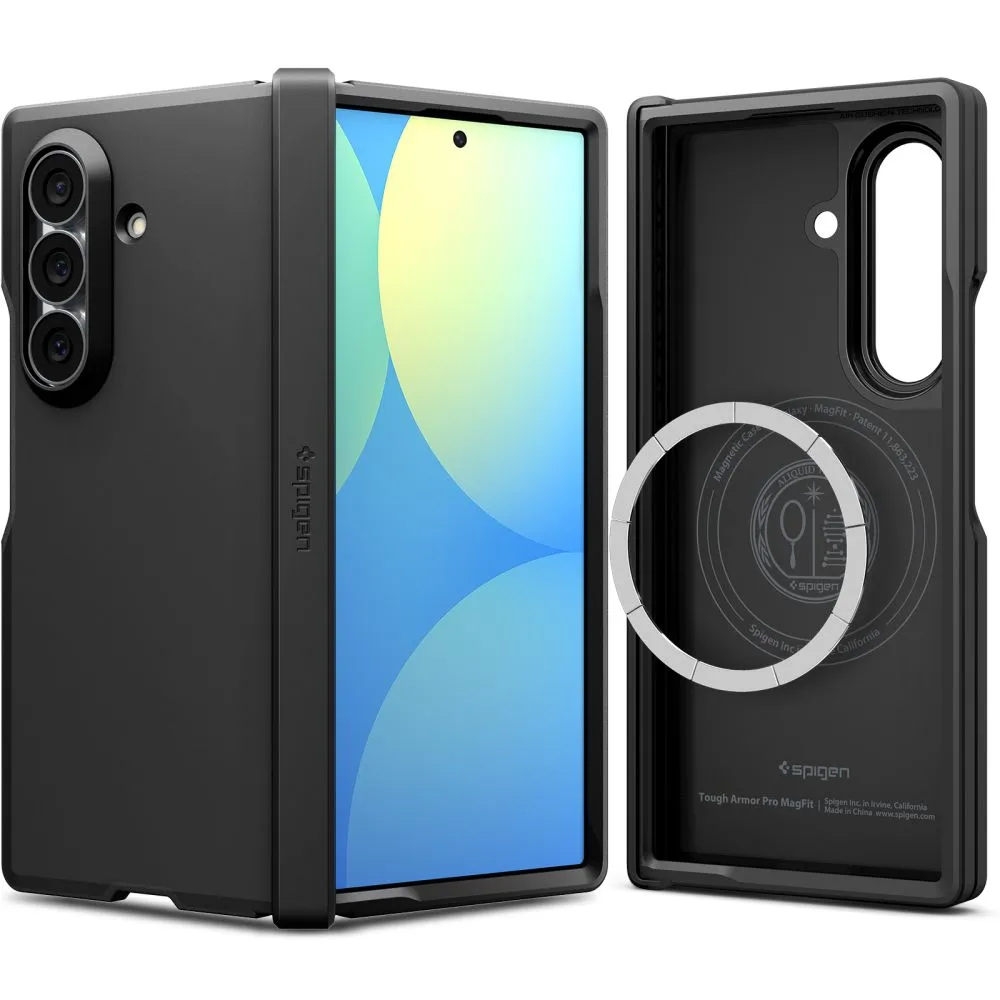 Samsung Galaxy Z Fold 8 Ultra Telefona vāciņš melns SPIGEN TOUGH ARMOR PRO MAGSAFE