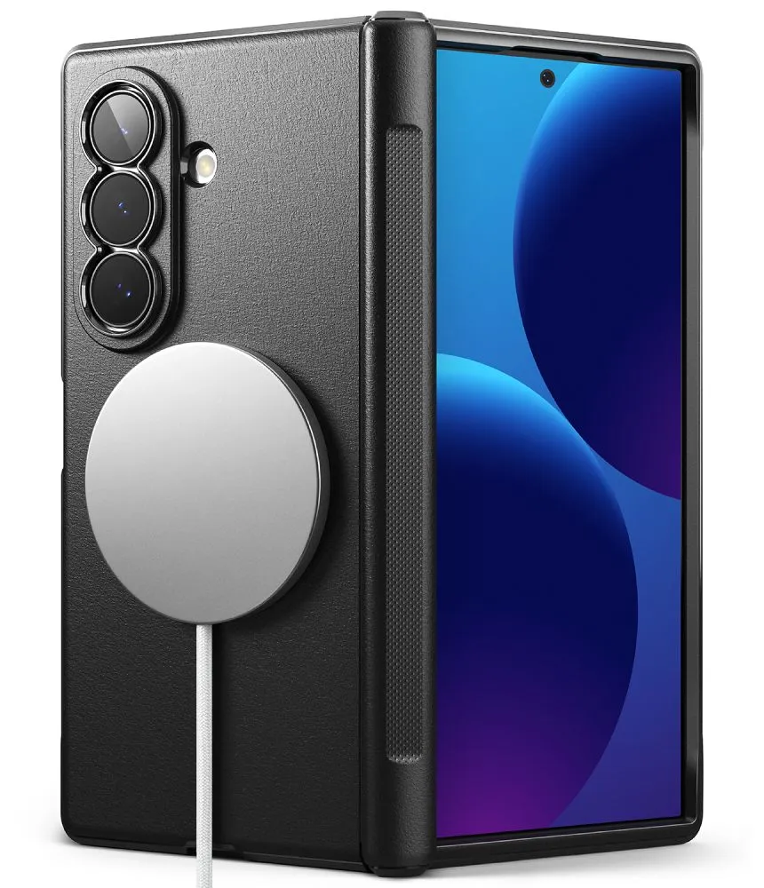 Samsung Galaxy Z Fold 8 Ultra Telefona vāciņš melns RINGKE ONYX FLAP MAGNETIC MAGSAFE