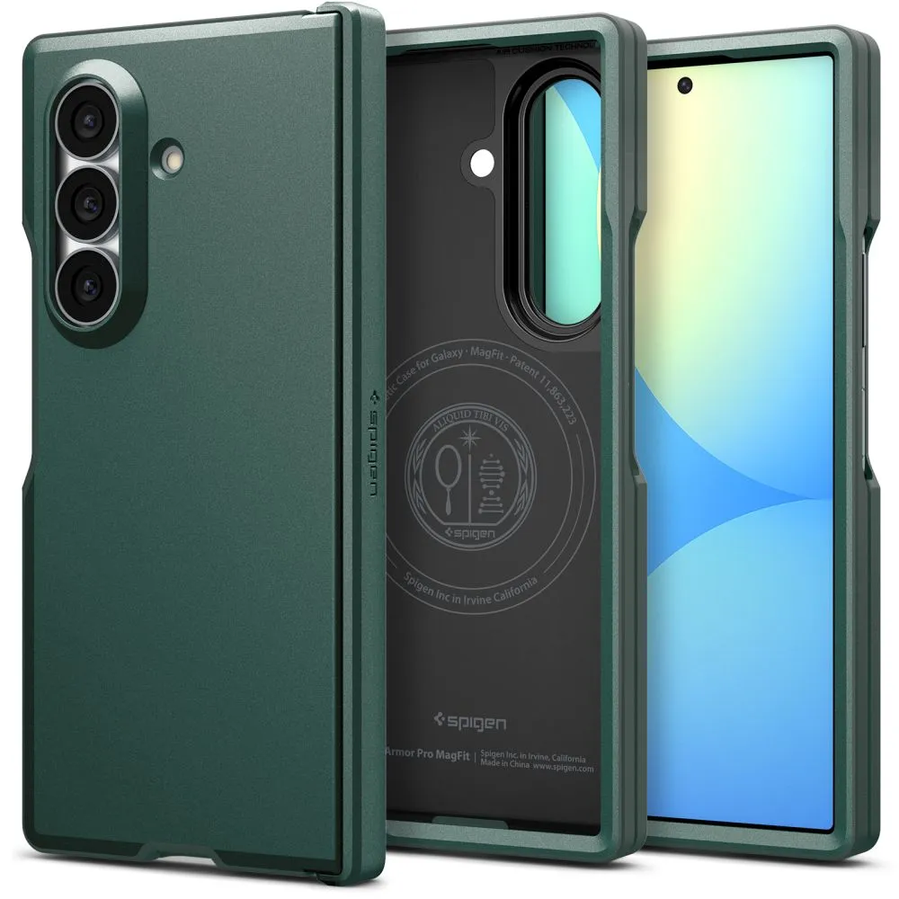Samsung Galaxy Z Fold 8 Ultra Phone Cover green SPIGEN TOUGH ARMOR PRO MAGSAFE