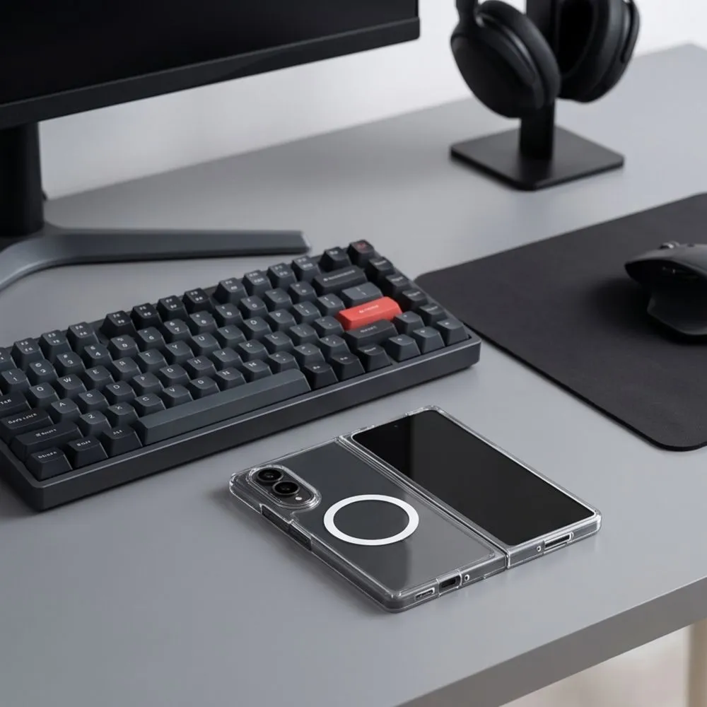 Samsung Galaxy Z Fold 8 Telefoni kaaned läbipaistev TECH-PROTECT FLEXAIR HYBRID MAGSAFE
