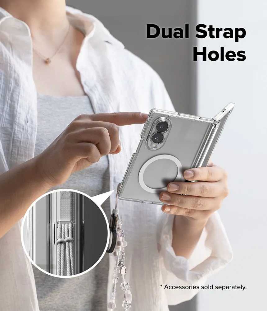 Samsung Galaxy Z Fold 8 Telefona vāciņš caurspīdīgs RINGKE FUSION FLAP MAGNETIC MAGSAFE
