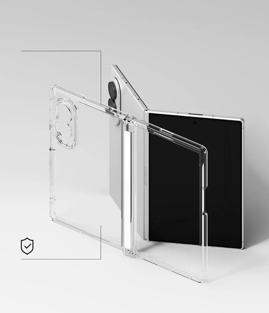 Samsung Galaxy Z Fold 8 Telefona vāciņš caurspīdīgs RINGKE FUSION FLAP