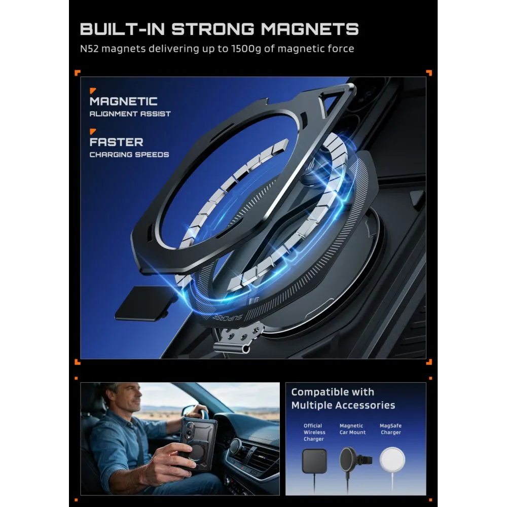 Samsung Galaxy Z Fold 8 Telefoni kaaned värvikas SUPCASE UB GRIP MAG MAGSAFE