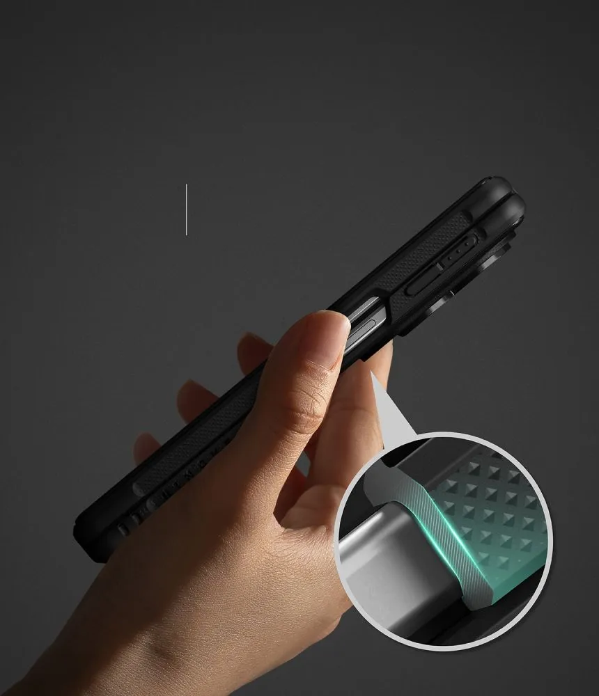 Samsung Galaxy Z Fold 8 Telefona vāciņš melns RINGKE ONYX FLAP MAGNETIC MAGSAFE