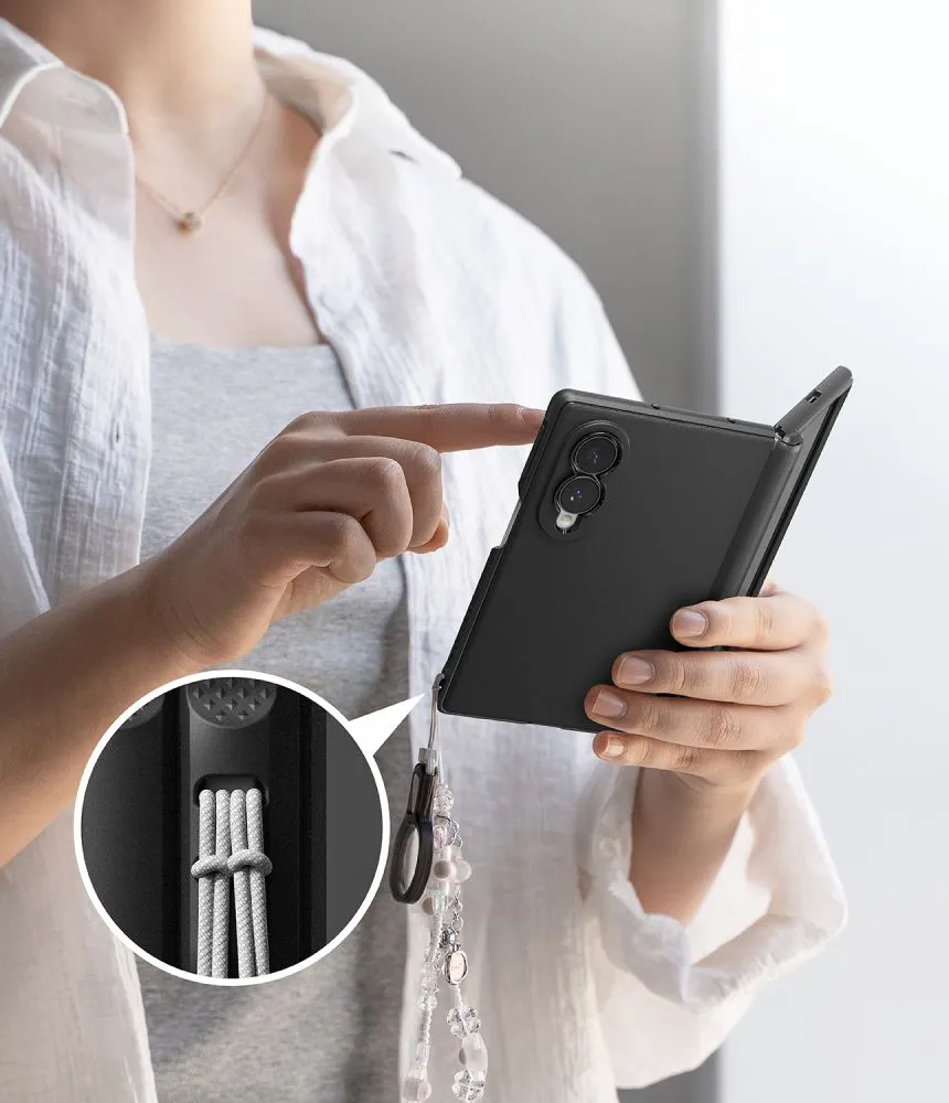 Samsung Galaxy Z Fold 8 Telefona vāciņš melns RINGKE ONYX FLAP MAGNETIC MAGSAFE