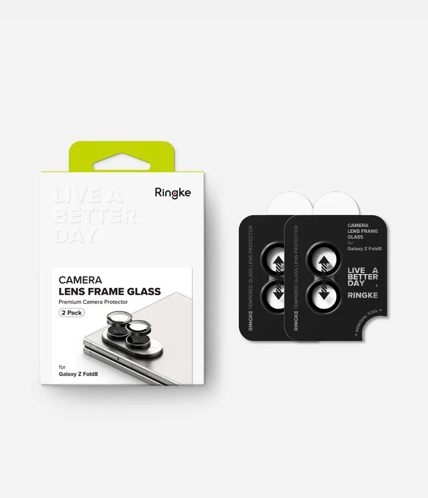 Samsung Galaxy Z Fold 8 Aizsargstikls  RINGKE CAMERA FRAME 2-PACK