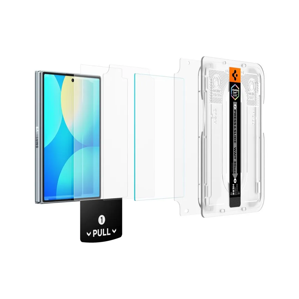 Samsung Galaxy Z Fold 8 Aizsargstikls  SPIGEN GLAS.TR EZ FIT PRO AC 2-PACK