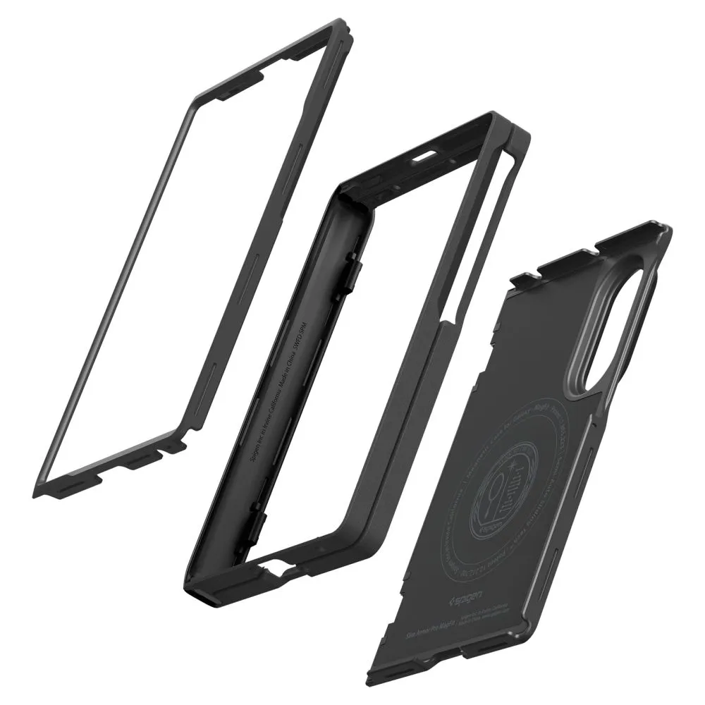 Samsung Galaxy Z Fold 8 Telefona vāciņš melns SPIGEN SLIM ARMOR PRO MAGSAFE