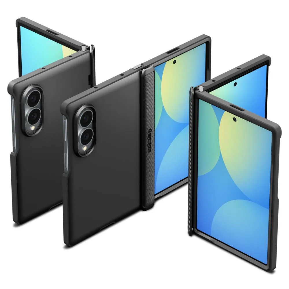 Samsung Galaxy Z Fold 8 Telefona vāciņš melns SPIGEN SLIM ARMOR PRO MAGSAFE