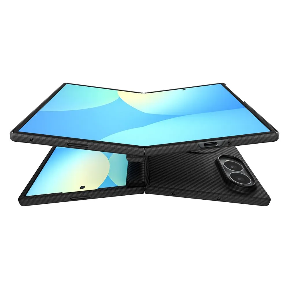 Samsung Galaxy Z Fold 8 Telefona vāciņš melns SPIGEN AIRSKIN ARAMID MAGSAFE