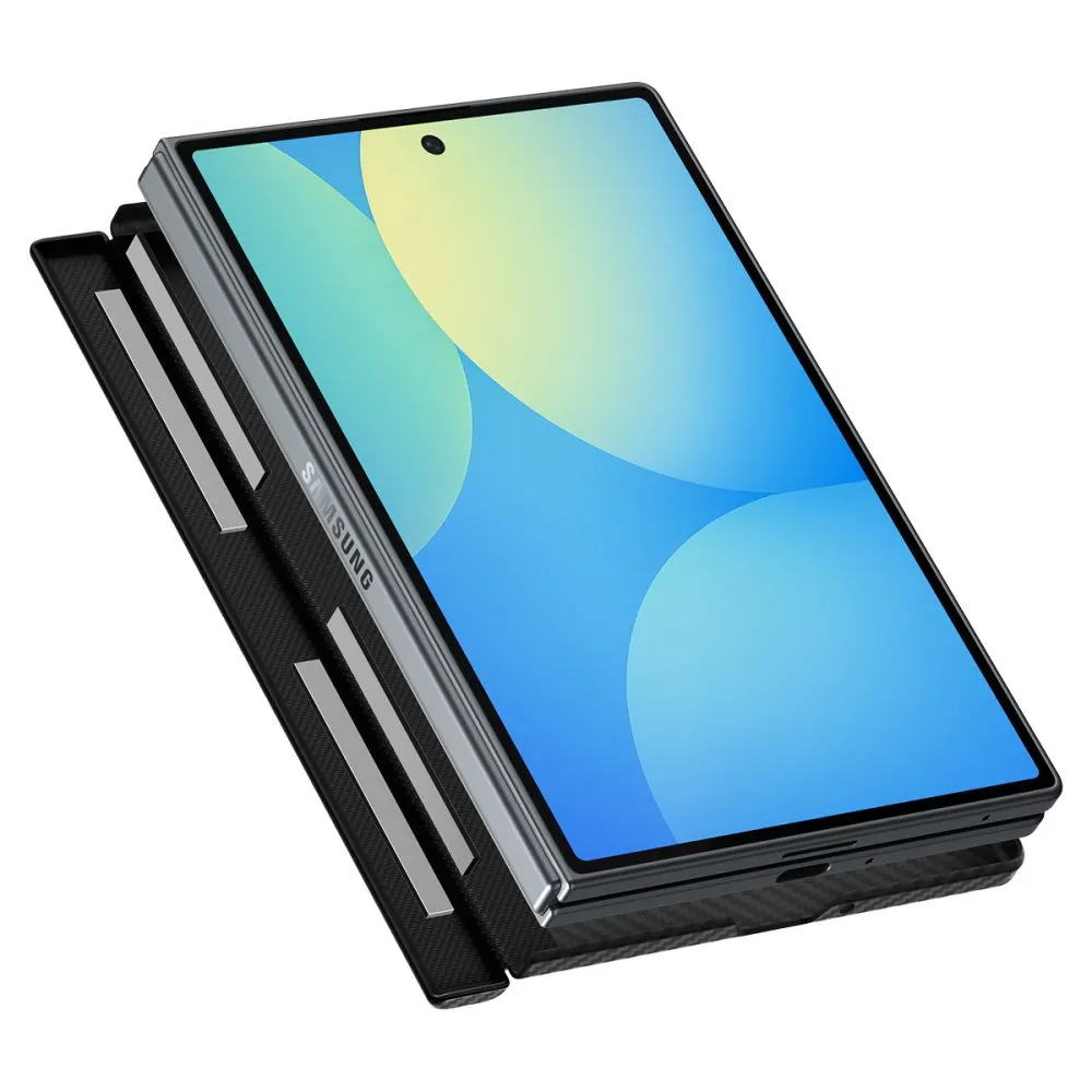 Samsung Galaxy Z Fold 8 Telefona vāciņš melns SPIGEN AIRSKIN ARAMID MAGSAFE