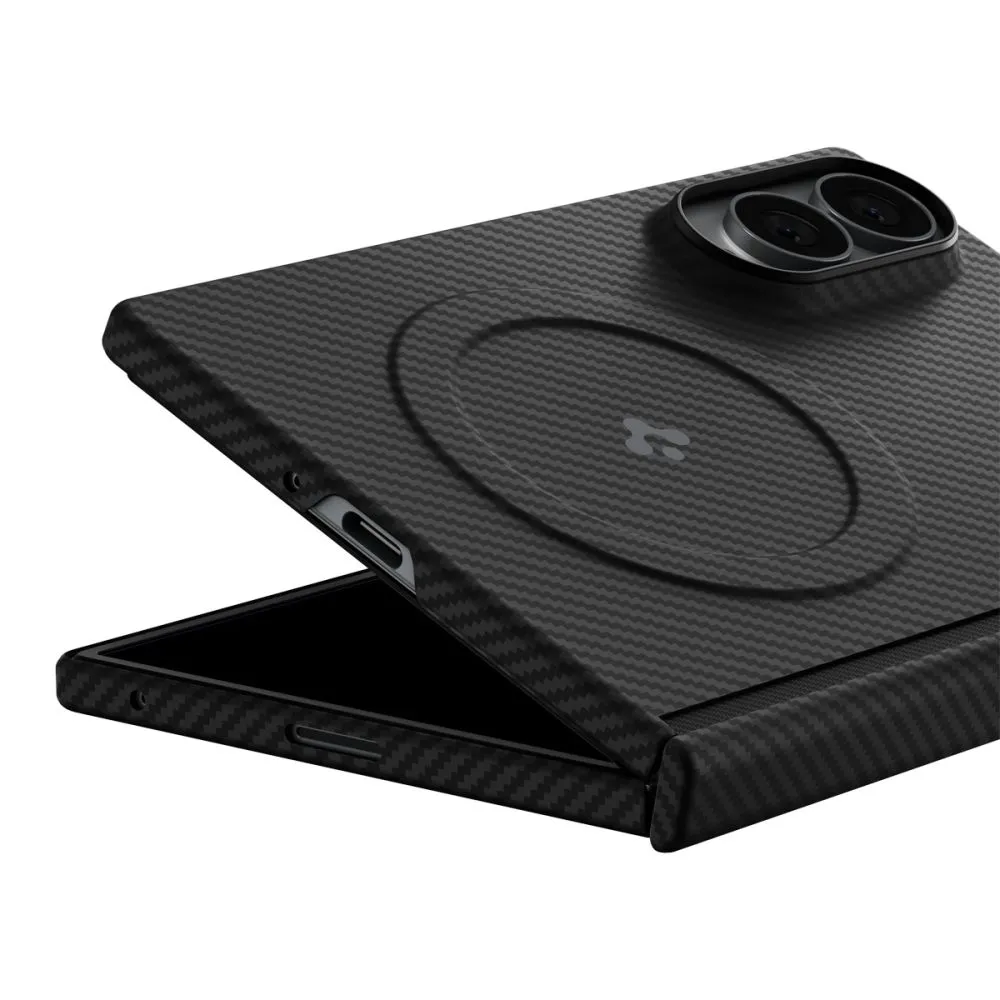 Samsung Galaxy Z Fold 8 Telefona vāciņš melns SPIGEN AIRSKIN ARAMID MAGSAFE