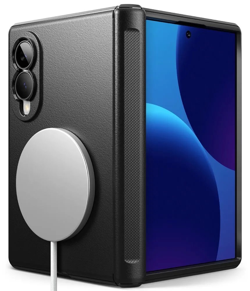 Samsung Galaxy Z Fold 8 Telefona vāciņš melns RINGKE ONYX FLAP MAGNETIC MAGSAFE