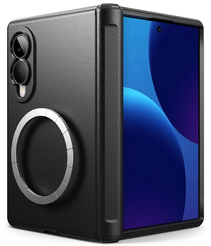 Samsung Galaxy Z Fold 8 Telefona vāciņš melns RINGKE ONYX FLAP MAGNETIC MAGSAFE