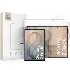 Galaxy Z Galaxy Z Fold 8 Aizsargstikls TECH-PROTECT EASY SET FOIL & GLASS FIT+ 4IN1 Samsung Galaxy Z Fold 8