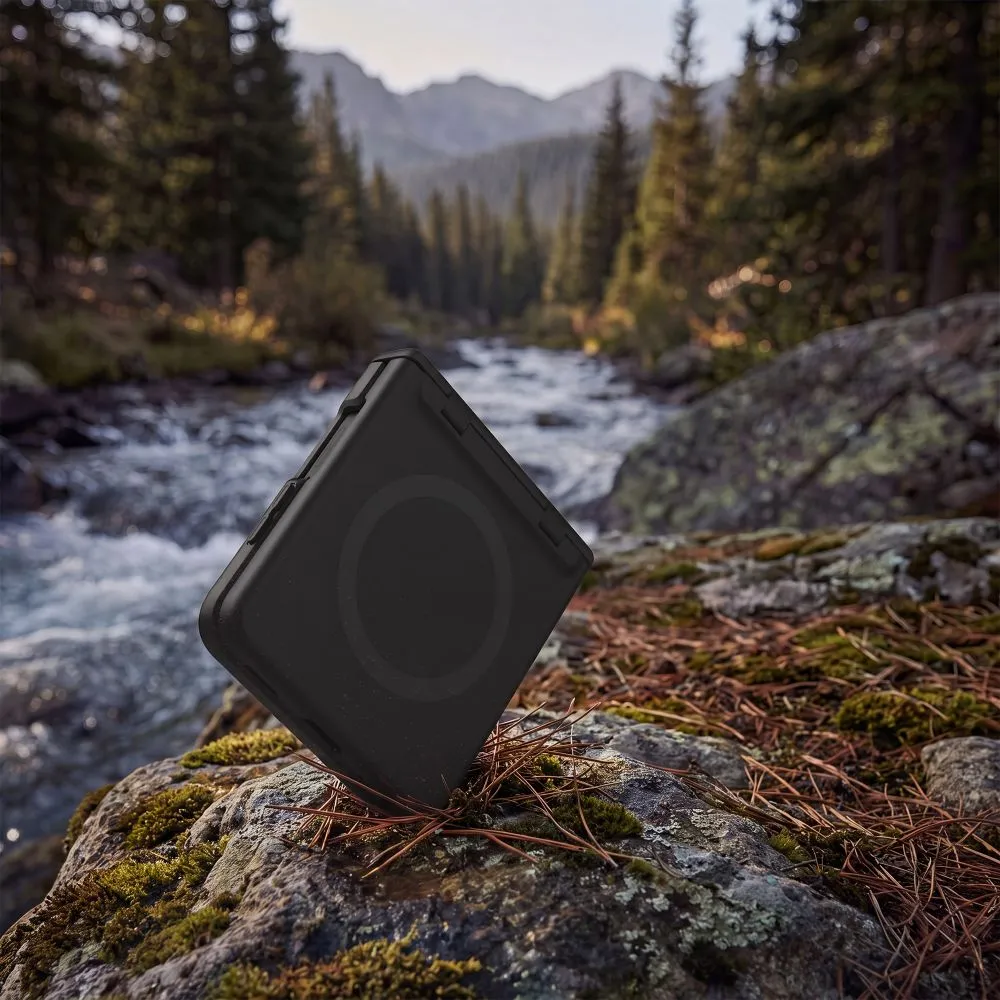 Samsung Galaxy Z Flip 8 Telefona vāciņš melns TECH-PROTECT KEVLAR AURA MAGSAFE