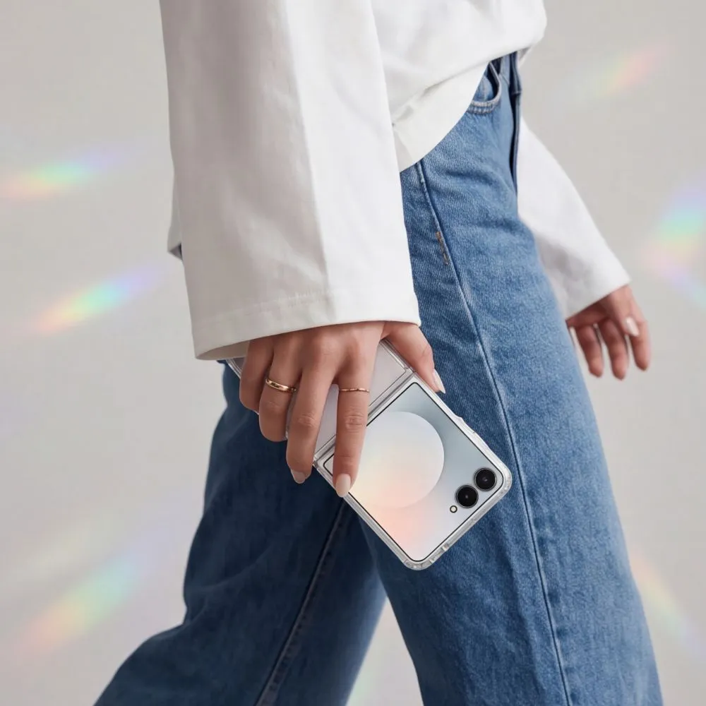 Samsung Galaxy Z Flip 8 Telefona vāciņš caurspīdīgs TECH-PROTECT FLEXAIR HYBRID