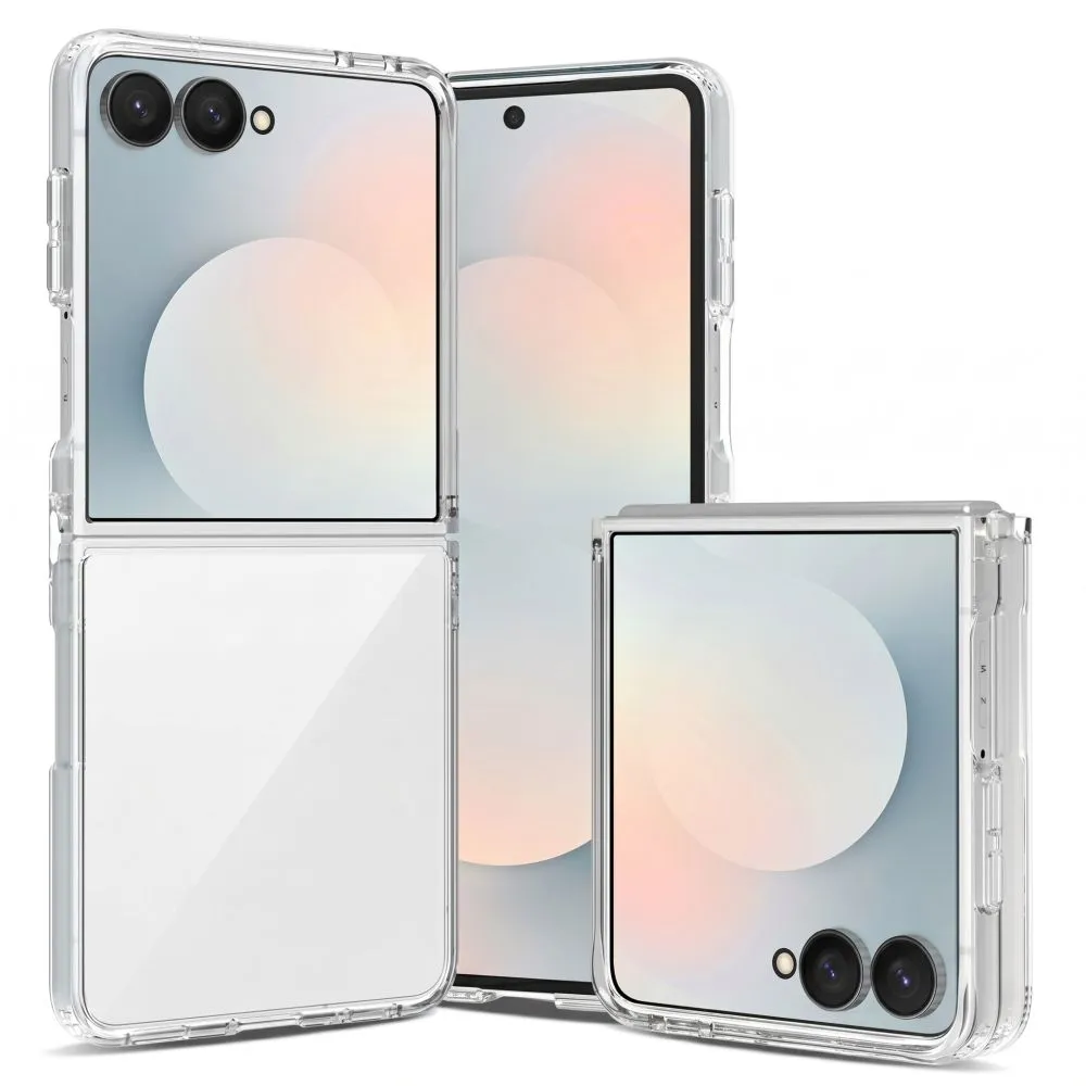 Samsung Galaxy Z Flip 8 Telefona vāciņš caurspīdīgs TECH-PROTECT FLEXAIR HYBRID