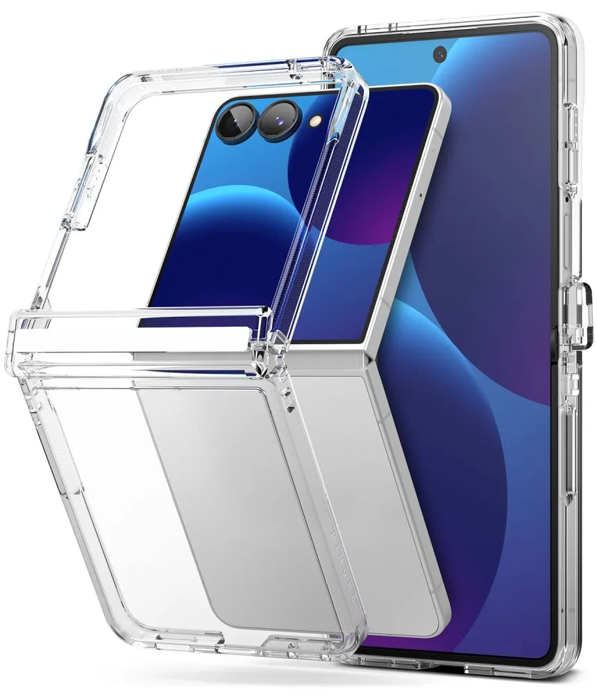 Samsung Galaxy Z Flip 8 Telefona vāciņš caurspīdīgs RINGKE FUSION FLAP