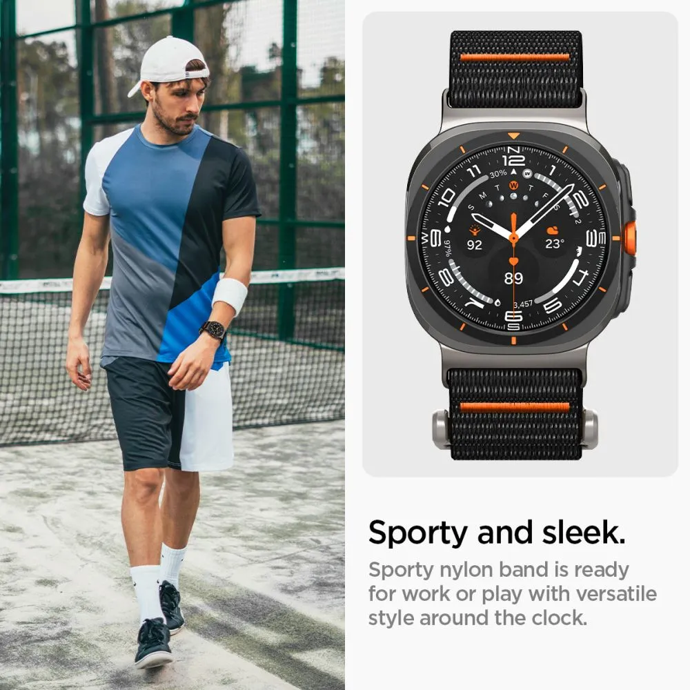 Samsung Galaxy Watch Ultra 2 (47mm) Smartwatch Bands black SPIGEN DURAPRO FLEX