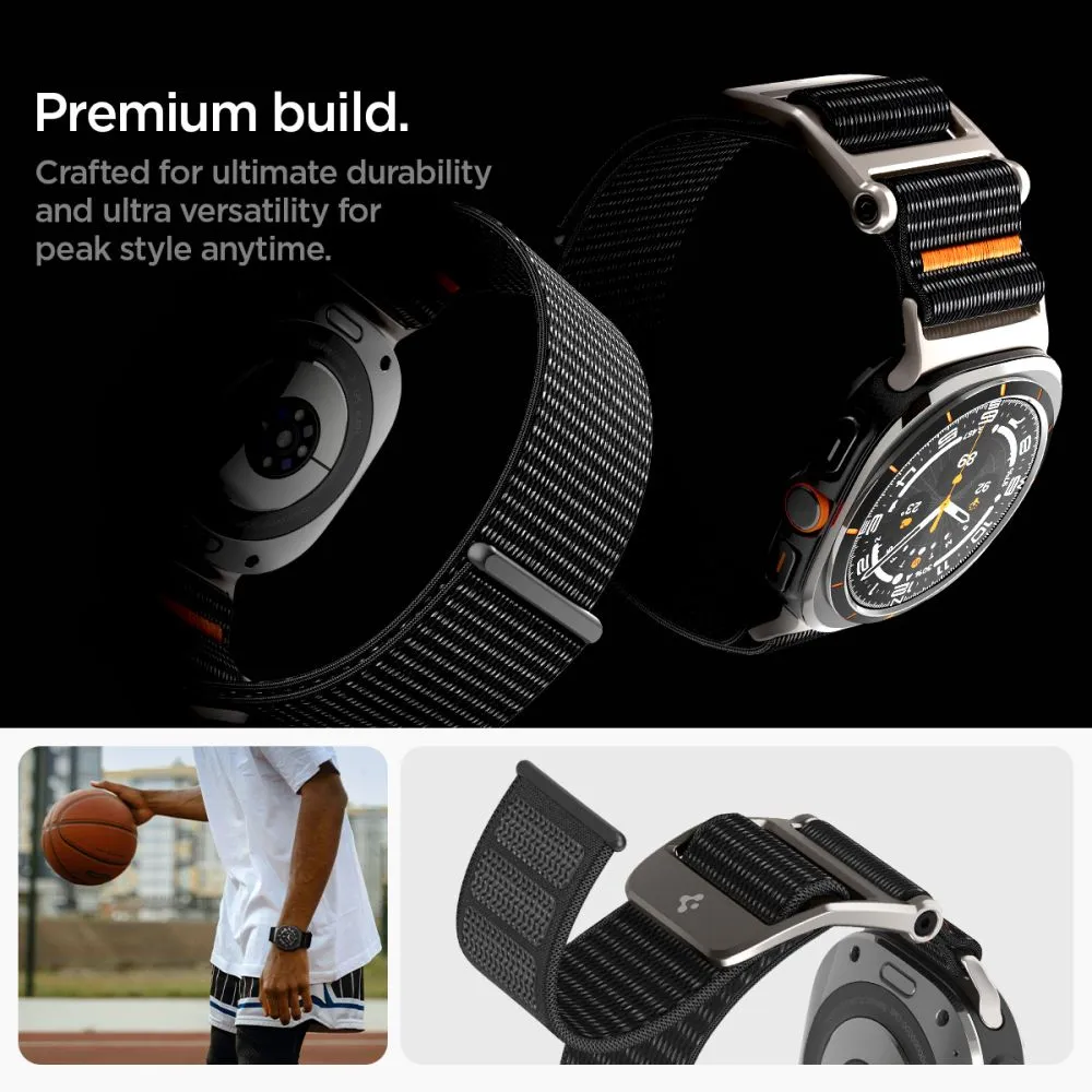 Samsung Galaxy Watch Ultra 2 (47mm) Smartwatch Bands black SPIGEN DURAPRO FLEX