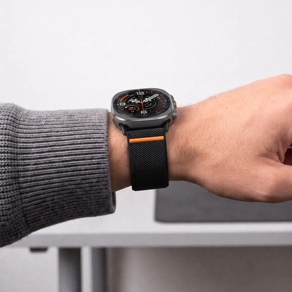 Samsung Galaxy Watch Ultra 2 (47mm) Smartwatch Bands black TECH-PROTECT NYLON CLASP