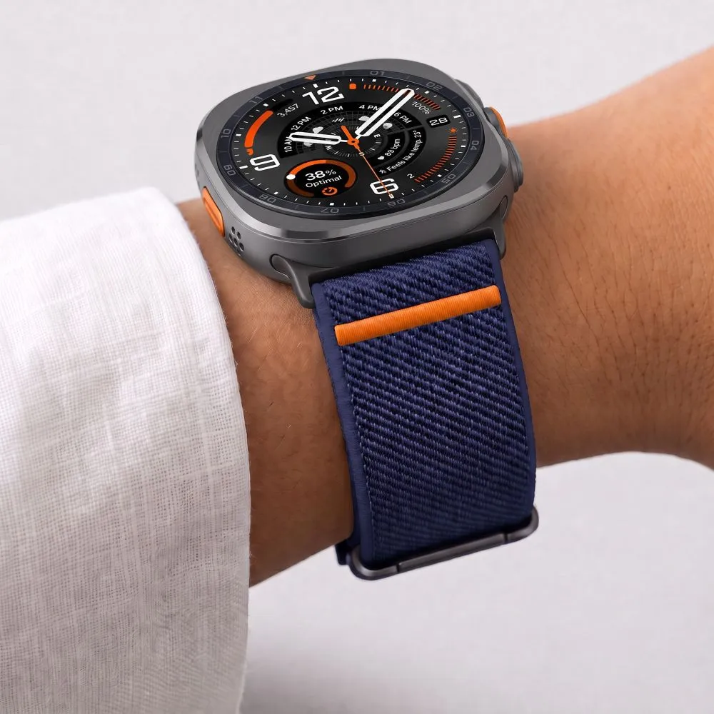 Samsung Galaxy Watch Ultra 2 (47mm) Viedpulksteņu siksniņas zils TECH-PROTECT NYLON CLASP