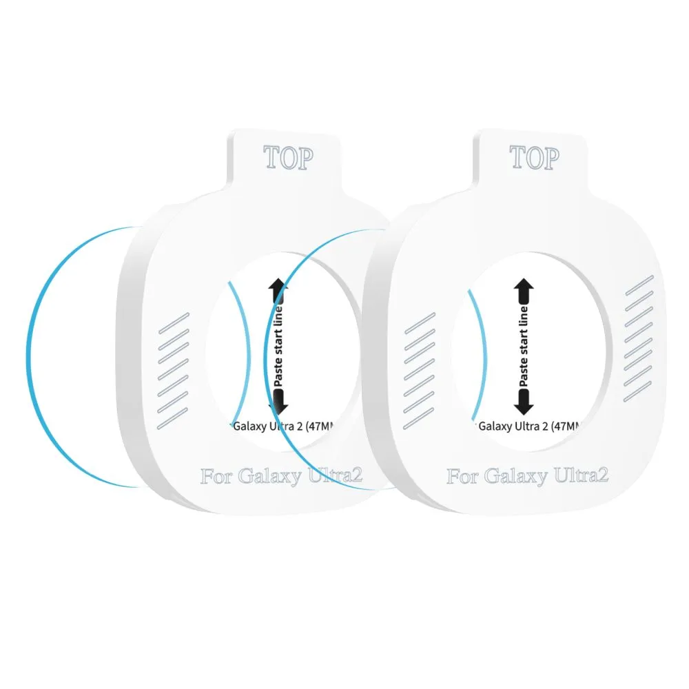 Samsung Galaxy Watch Ultra 2 (47mm) viedpulksteņa aizsargstikls  TECH-PROTECT EASY SET+ 2-PACK