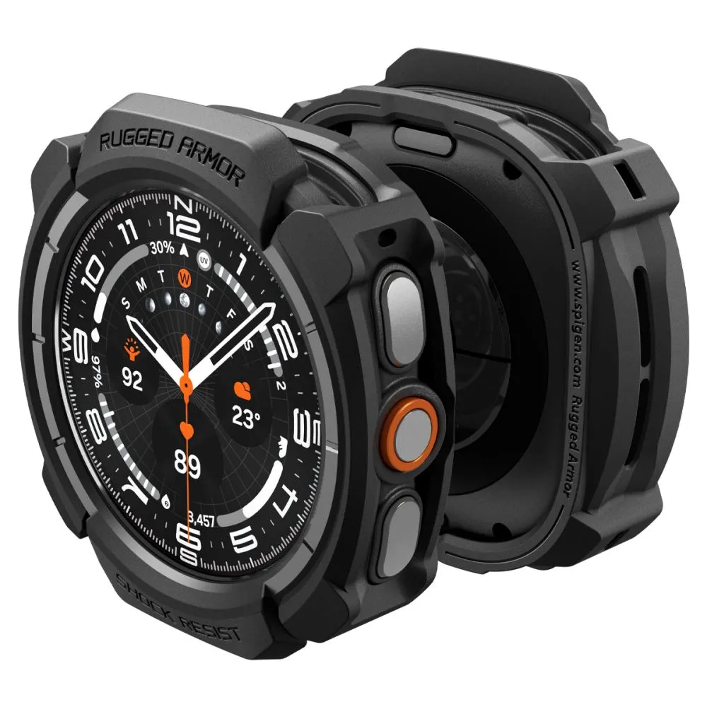 Samsung Galaxy Watch Ultra 2 (47mm) Protective Cases and Covers black SPIGEN RUGGED ARMOR 2026 (47 MM)