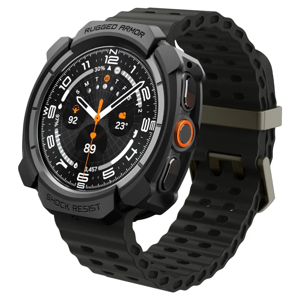 Samsung Galaxy Watch Ultra 2 (47mm) Protective Cases and Covers black SPIGEN RUGGED ARMOR 2026 (47 MM)